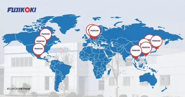 Danh sách nhà máy FUJIKOKI trên toàn thế giới